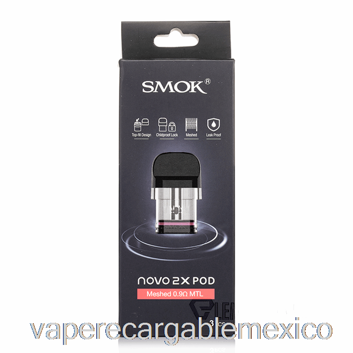 Vape Recargable Smok Novo 2x Cápsulas De Repuesto 0.6ohm Cápsulas Mtl Malladas